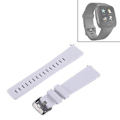 Miniatyrbillede 1 af 5: Silikon Urrem til Fitbit Versa / Versa 2 (Hvid)