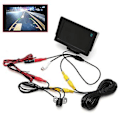 Miniatyrbild 2 av 5: 2-i-1 Bilparkeringskit 4,3\" TFT LCD-skärm + Vattentät backkamera