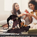 Pikkukuva 3 / 5: Halloween-noitahattu, noitahattukoristeet, säädettävissä
