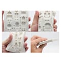 Miniatyrbillede 3 af 5: 6 cellers chokoladeform robotformet chokolade slikforme bagegadgets