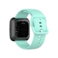 Pikkukuva 4 / 5: 23 mm:n värillinen soljen silikoniranneke Fitbit Versa 2 / Versa / Versa Lite / Blaze -kelloille, koko: S (vihreä)