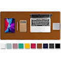 Miniatyrbild 1 av 5: Läder Skrivbordsunderlägg, Musmatta, Kontorsunderlägg, Halksäker PU-Läder Skrivbordsunderlägg, Laptop Skrivbordsunderlägg