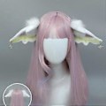 Miniatyrbillede 3 af 4: Dame lammeøre pandebånd piger makeup hårbånd englevinger fødselsdag hårpynt (Blå pink)