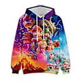 Miniatyrbillede 1 af 2: Super Mario Bros Film Grafisk Print Børne Hættetrøje Casual Snøre Hættetrøjer Pullover Toppe Gave Til Fans (6-7 År A)