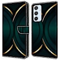 Miniatyrbillede 1 af 5: Pengepung til Samsung Galaxy A54 5G, PU Læder 3D Mønster Trykt Stativ Beskyttende Telefon Cover (Stil H)
