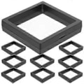 Miniatyrbillede 4 af 4: 12 stk. Flydende Smykkeramme Display Holder Stande 3D Mønt Display Case