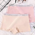 Miniatyrbillede 2 af 5: Dame Bomuld Boxer Shorts Strækbare Anti-Gnidning Ultra Bløde Boy Shorts Trusser No Show Dame Boyshort (6XL Sort)