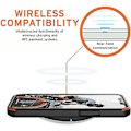 Miniatyrbillede 3 af 5: FOR Apple iPhone 12 PRO MAX  beskyttende etui (trådløs opladning kompatibel cover, knap-resistent mobiltelefon etui, ultra tynd buffer) - sort