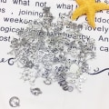 Miniatyrbild 3 av 4: 100 små silverlegering hängen halsband armband hänge örhängen handgjorda DIY material kit