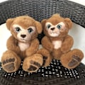 Miniatyrbillede 4 af 5: Interaktivt krammedyr Cubby, den nysgerrige flerfarvede bjørn