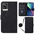 Miniatyrbillede 2 af 5: Crossbody Læderetui til vivo V20 / V21e 4G (Sort)