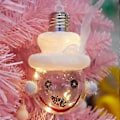 Miniatyrbild 4 av 4: LED Lysande Julkula Juldekorationskula med Ljus Julgranshänge Transparent Kula