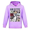 Miniatyrbild 1 av 2: Pop Taylor Swiftie Hoodie Tröja med huva Barn Pojkar Flickor Långärmad Pullover Jumper Vardagliga Toppar Julklapp -NMAOV(9-10 År Lila)