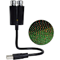 Miniatyrbilde 1 av 5: USB-nattlysstjerneprojektor, 2 i 1 automatisk biltak LED-lys, A