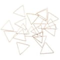Pikkukuva 4 / 5: 20 kpl Geometrisia riippuvia korvakorujen nastoja riipus roikkuu DIY (Kultainen kolmio 20mm)