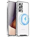 Pikkukuva 1 / 5: Kova magneettinen suojakotelo objektiivin suojakalvolla Samsung Galaxy S23 Ultra Plus -puhelimelle