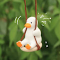 Pikkukuva 2 / 5: Mignon Balançoire Canard Pendentif，Swinging Duck Ornements de V