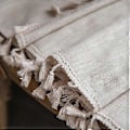 Miniatyrbillede 4 af 4: Naturlig Linned Look Teksturerede Burlap Stanglomme Chic Semi-Blackout Bohemian Håndlavede Kvaster Vinduesbehandling 1 Panel 59\" B x 72\" L