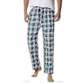Miniatyrbilde 1 av 5: Rutete bomulls pyjamasbukser for menn/YY(L Blå Hvit Gul)