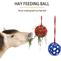 Miniatyrbilde 2 av 5: Hestehøyfôrer Hestegodbitball Hengeleke Fôringsball Heste Geitefôrer Ballfôrer Heste 810