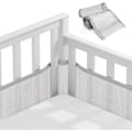 Miniatyrbilde 1 av 5: Baby Cabin Bumper, Sengestol Bumper, 3D Mesh Fôr, Trygt for Seng Luft