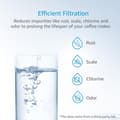 Miniatyrbillede 2 af 5: 2 stk. AQUACREST udskiftningsvandfilter til Philips AquaClean CA6