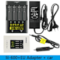 Miniatyrbilde 1 av 4: (Euro-standard) liitokala LII - 600 LCD-skjerm litiumbatterilader med deteksjon