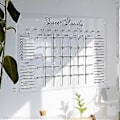 Miniatyrbild 5 av 5: 1 Set Anslagstavla Raderbar Lätt att Hänga Tydlig Utskrift Schema Form Smidig Skrift Tredimensionell Månads- Veckomemo Tavla Hemtillbehör