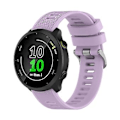 Miniatyrbillede 3 af 5: Til Garmin Forerunner 158 / 55 Twill Silikon Urrem (Lyselilla)