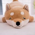 Pikkukuva 4 / 5: Pastoraalinen koiratyyny, söpö tyttöjen nukkuva Shiba Inu -nukke, pehmolelu, tyyny, räsynukkelahja (70 cm)