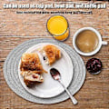 Pikkukuva 2 / 5: Puuvillainen pyöreä käsintehty astia-alusta, käsintehty tabletti, neulepehmuste (30cm, vaaleanharmaa)