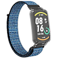Miniatyrbilde 3 av 5: PC-etui + nylonløkkebånd for Xiaomi Mi Band 7 Pro (lilla druesort)