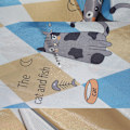 Miniatyrbillede 4 af 5: Stof Bruseforhæng Kawaii Kat Geometrisk Rombe Badeværelsesklud