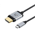 Miniatyrbilde 4 av 5: USB-C til DisplayPort-kabel 1,8 m 4K@60Hz, Thunderbolt 3 til DP-kabel (2)