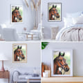 Miniatyrbild 5 av 5: 5D Diamantmålningssats 30x40cm DIY Färgglad Häst Diamantkonst