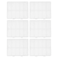 Miniatyrbild 1 av 4: 6 st Nagelbehållare för Organisering 10-Facks Transparent Nagelförvaringslåda