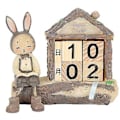 Miniatyrbillede 1 af 5: Sød Tegneserie Hus Kanin Kalender Dekorations Ornament til TV Skab Bryllup Stue Soveværelse