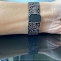 Miniatyrbild 5 av 5: Armband i rostfritt stål med justerbar spänne, andningsbart minimalistiskt armband för män och kvinnor (16 mm rymdgrå)
