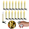 Miniatyrbillede 1 af 5: 20 stk. LED Juletræslygter med Aftagelig Fjernbetjening, Multi