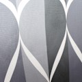 Miniatyrbilde 5 av 5: Grå stoff dusjforheng, vanntett design og polyester, Q*