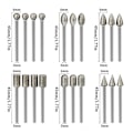Miniatyrbillede 2 af 5: 20 stk. diamantslibesæt, graveringsbitsæt med 3 mm (1/8\") skaft, diamantbelagt bor til
