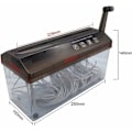 Miniatyrbilde 2 av 5: A4-papirshredder - Bærbar manuell dokumentshredder for kontor,