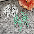 Miniatyrbillede 5 af 5: Blade Metal Skæreforme Stencil DIY Scrapbooking Album Stempel Papir Kort Prægning ( )