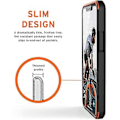 Miniatyrbillede 4 af 5: FOR Apple iPhone 12 PRO MAX  beskyttende etui (trådløs opladning kompatibel cover, knap-resistent mobiltelefon etui, ultra tynd buffer) - sort
