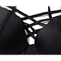 Miniatyrbillede 5 af 5: Dame Plus Size Badedragt Stroppy Høj Talje Bikini Badedragt M-.