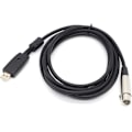 Miniatyrbillede 2 af 5: USB Han til XLR Hun Kabel 3-polet Konverter Studiokabel Lydkabel Stik Adapter til In