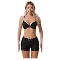 Miniatyrbilde 4 av 5: Truser for kvinner, høy midje, sømløs rumpehevende truse, magekontrollshorts, flere størrelser tilgjengelig (XL Svart)