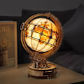 Miniatyrbild 5 av 5: 3D-träpussel Luminous Globe för vuxna Trämodell att bygga Mekanisk modell för festival