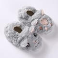 Miniatyrbild 4 av 4: Mjuka och mysiga plyschtofflor för babyflicka, tecknade varma vinterskor för inomhus (innersula 14,5 cm)