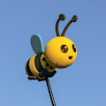 Miniatyrbilde 1 av 5: Bildekorasjon - Beetle Antenne - Premium Dekorasjonsantenne Ball